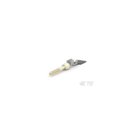 Te Connectivity Connector Contact, Size 20 Stud Size, 20 AWG, Red, Crimp Termination Only 166293-1